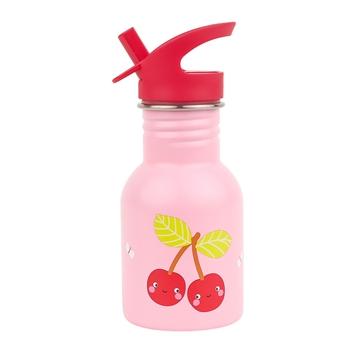 Little Stainless steel drinking bottle - Happy cherries